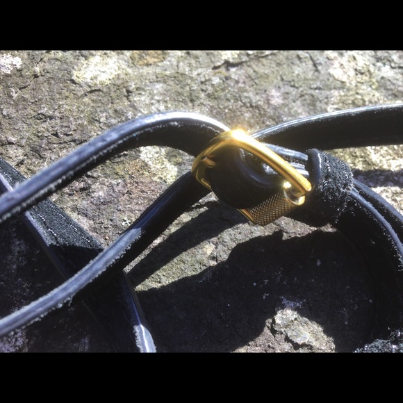 J Crew textured leather and patent cross-body - Picture 4 of 4